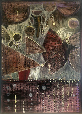 LUISE HAUGEN. Mixed media on canvas. 2023.