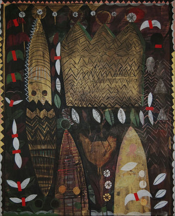 LUISE HAUGEN. Mixed media on canvas. 2012.