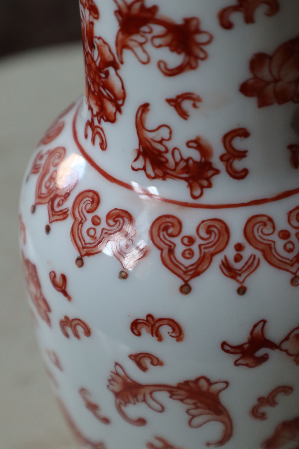 Thumbnail: Antique Handpainted Japanese Vase 