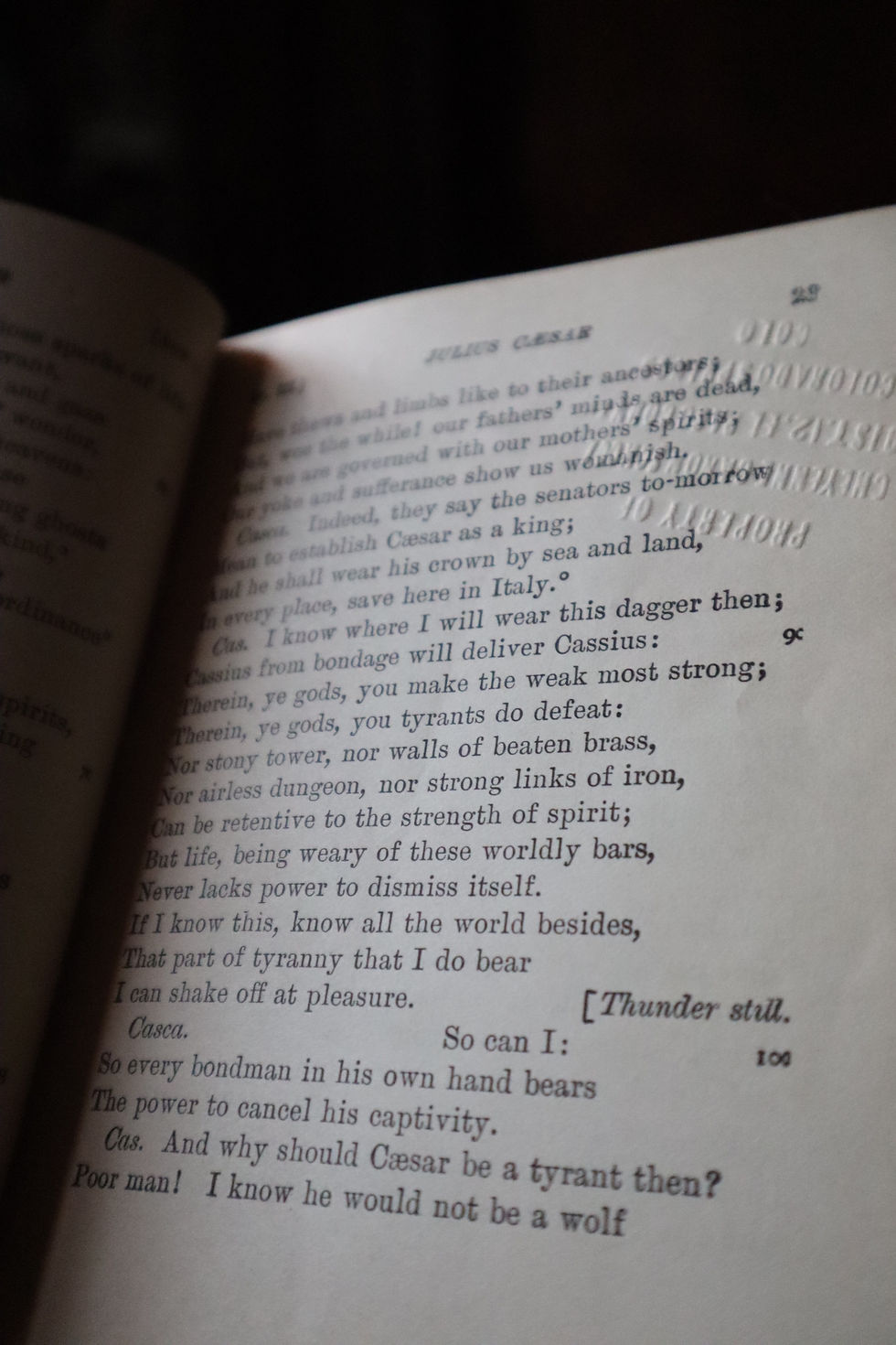 Thumbnail: Shakespeare’s Julius Ceaser 1921