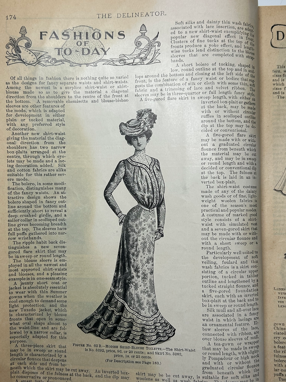 Thumbnail: Victorian Magazine Delineator August 1901