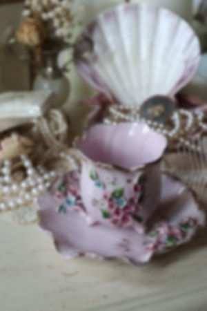 Antique Pink Tea Cup