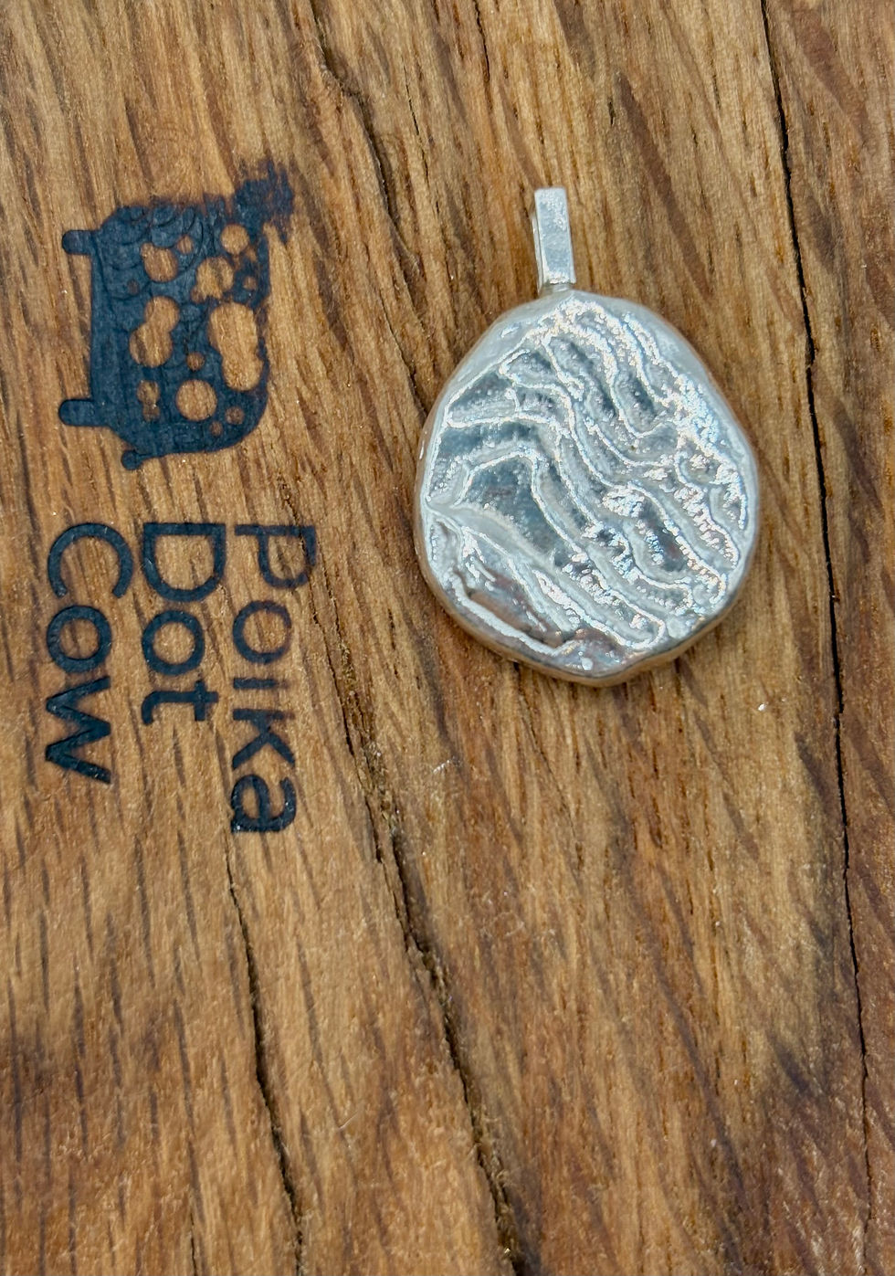 Thumbnail: One of a Kind - Always in my Heart Cast Silver Pendant