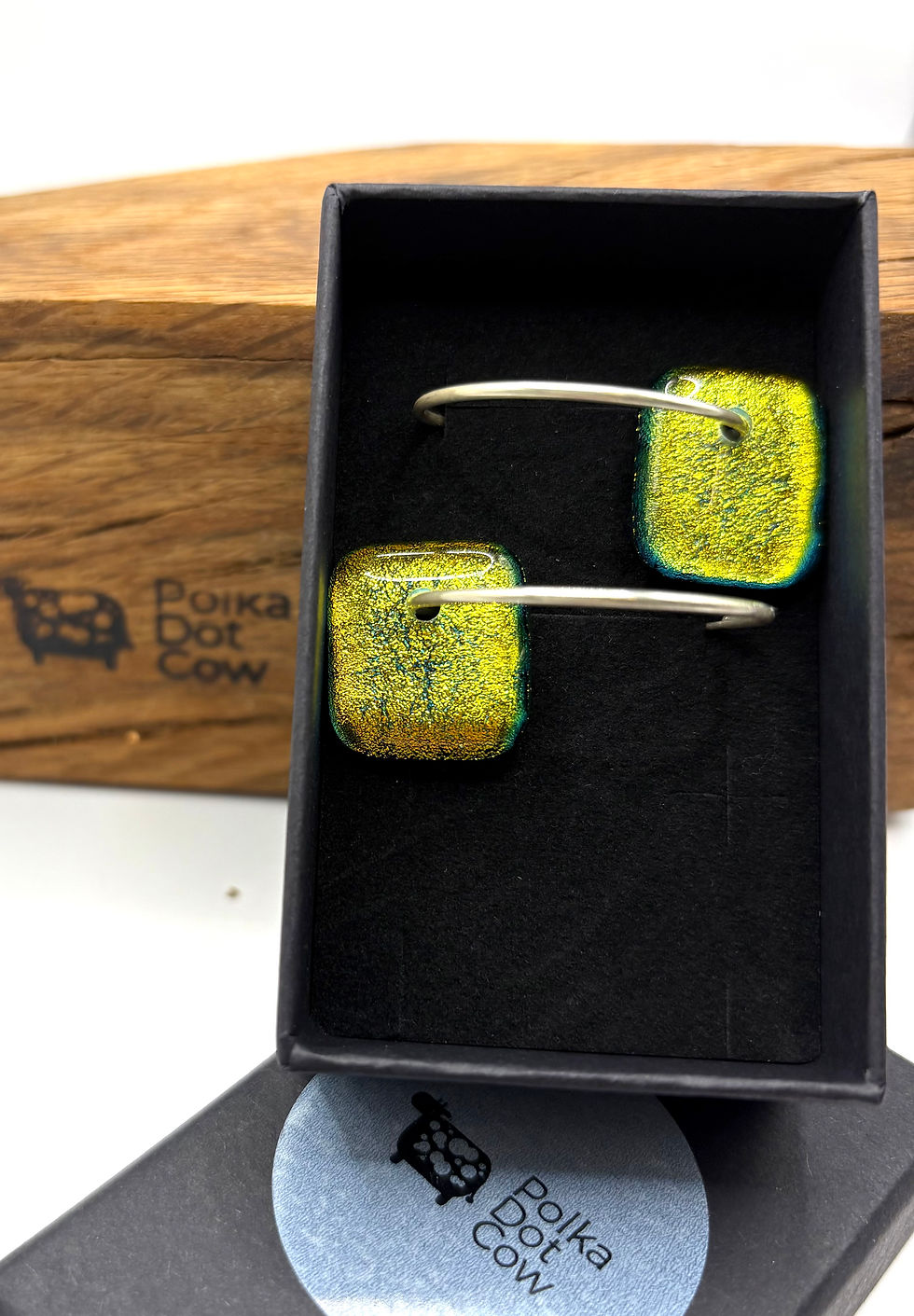 Thumbnail: Golden Nuggets Hoop Earrings