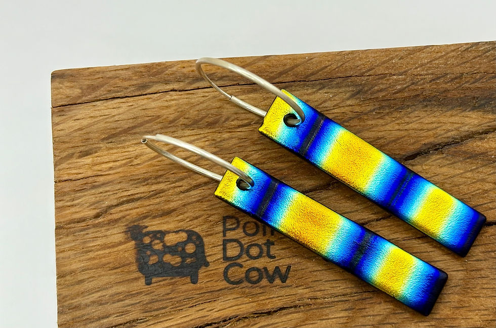 Thumbnail: Hornets Hoop Earrings