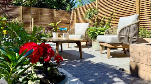 Mediterranean Style Garden in Olde Hanwell