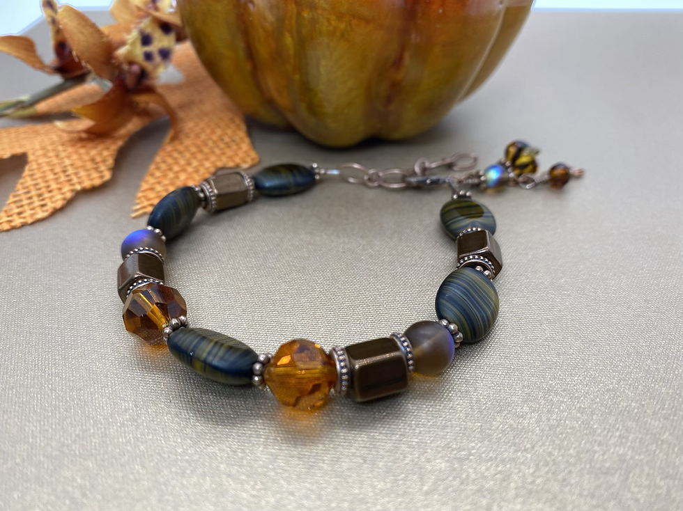 Thumbnail: Fall Colors Copper Bracelet