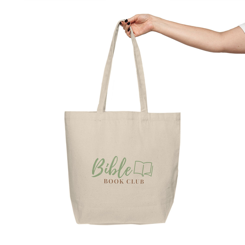 Thumbnail: Canvas Tote — "Bible Book Club"