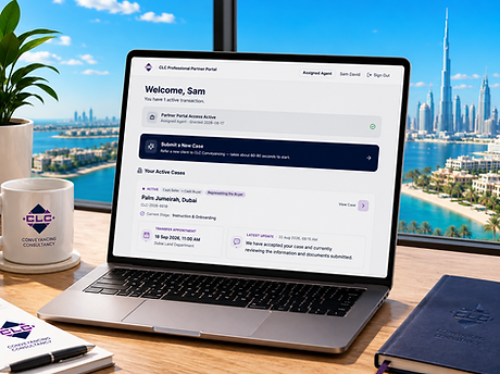 CLC Professional Partner Portal for Dubai property agents and brokers
