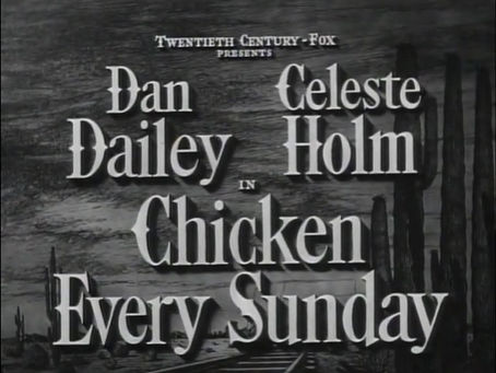 November Family Portraits: Chicken Every Sunday (1949)