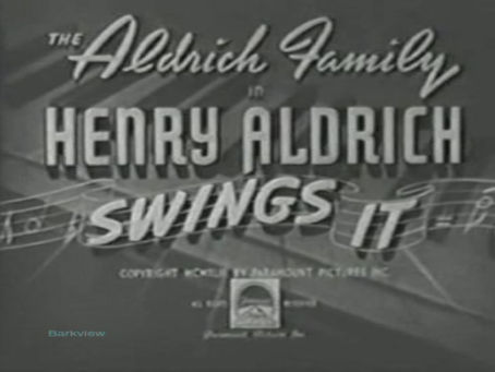 September Schooldays: Henry Aldrich Swings It (1943)