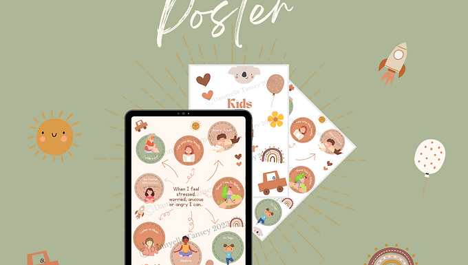 Kids Calming Poster