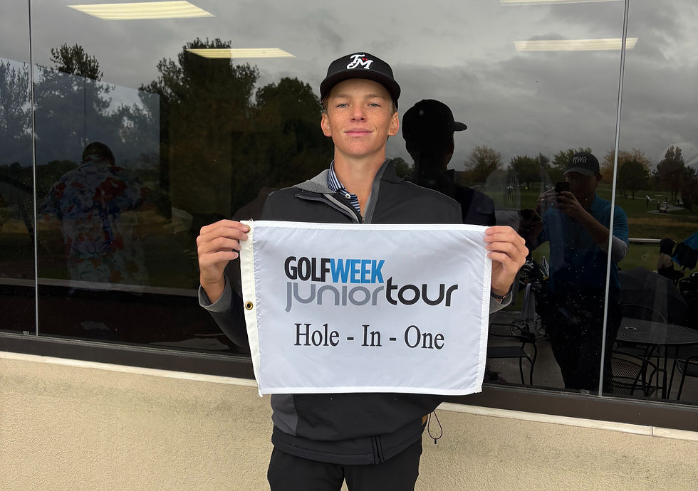 Congratulations, Lincoln Scherer! Hole-In-One - Hole #3 155yds - 7 Iron