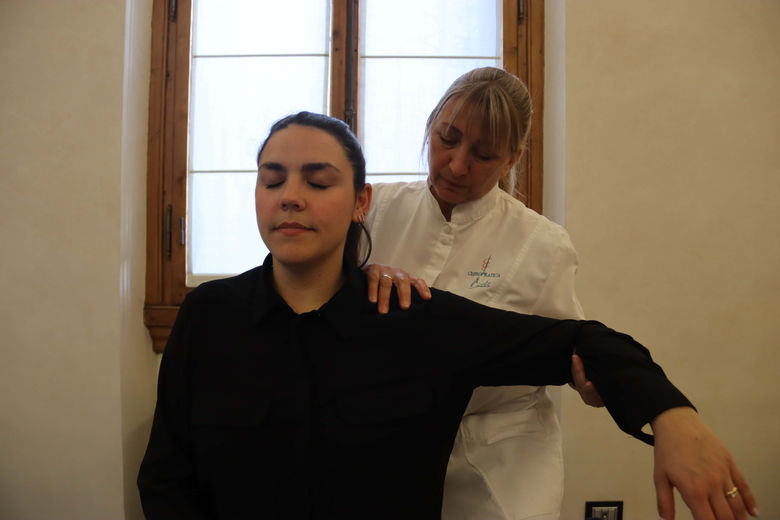dottoressa nathalie belline Allo studio chiropratico belig a firenze