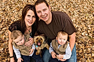 Familie im Herbst