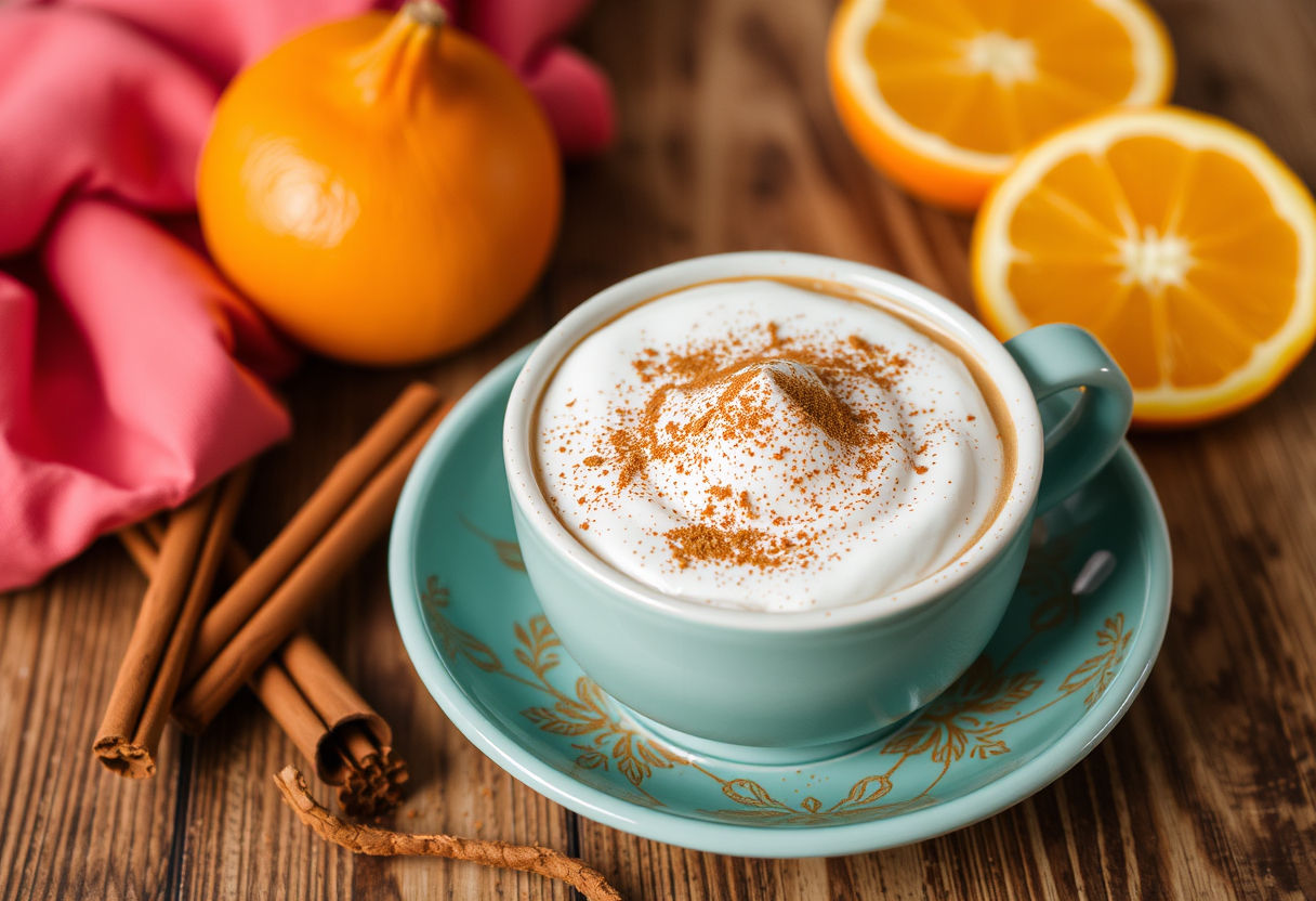 orange and cinnamon scented wax melt by crafted comforts