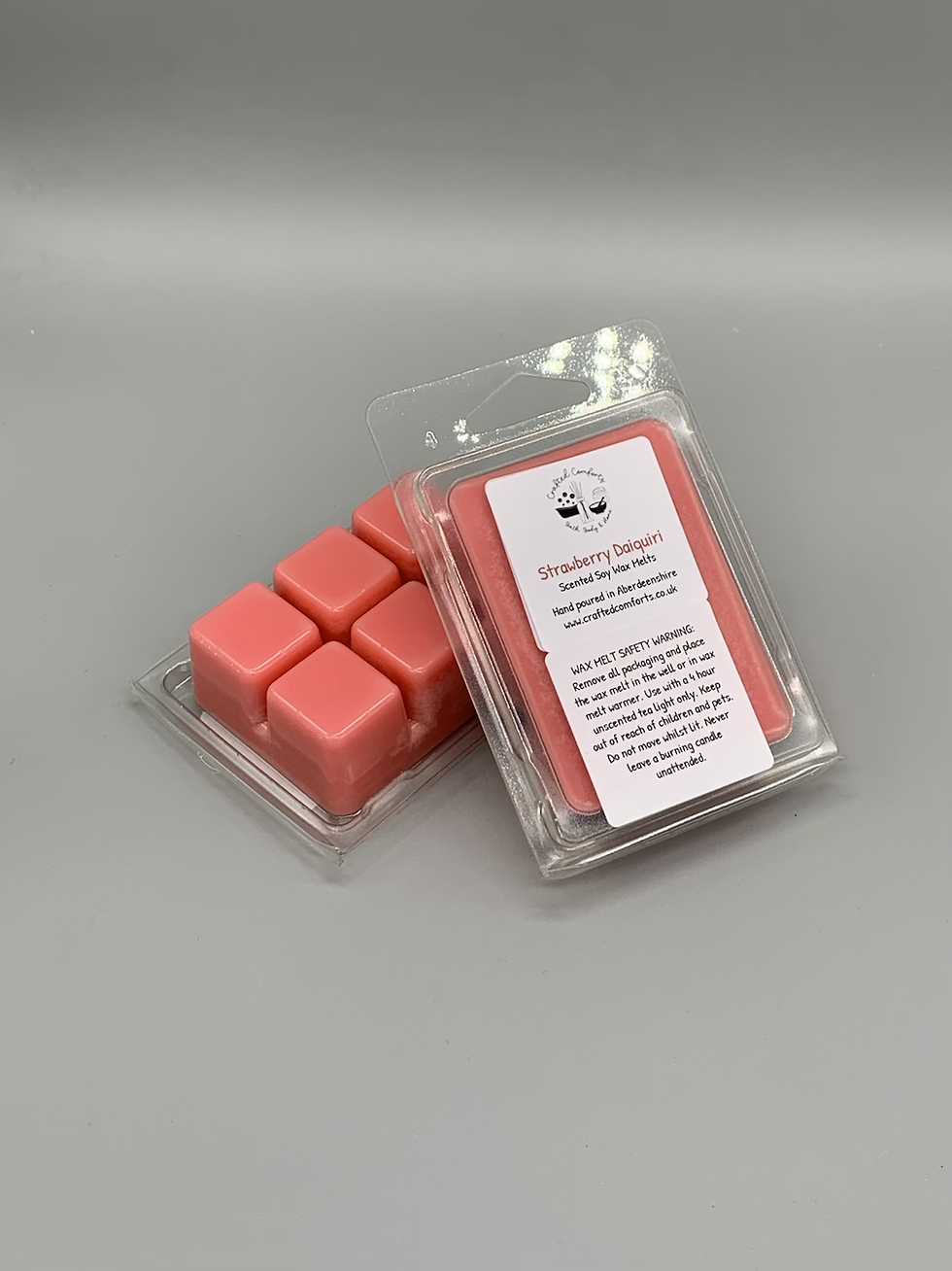 wax melts with strawberry daiquiri scented wax