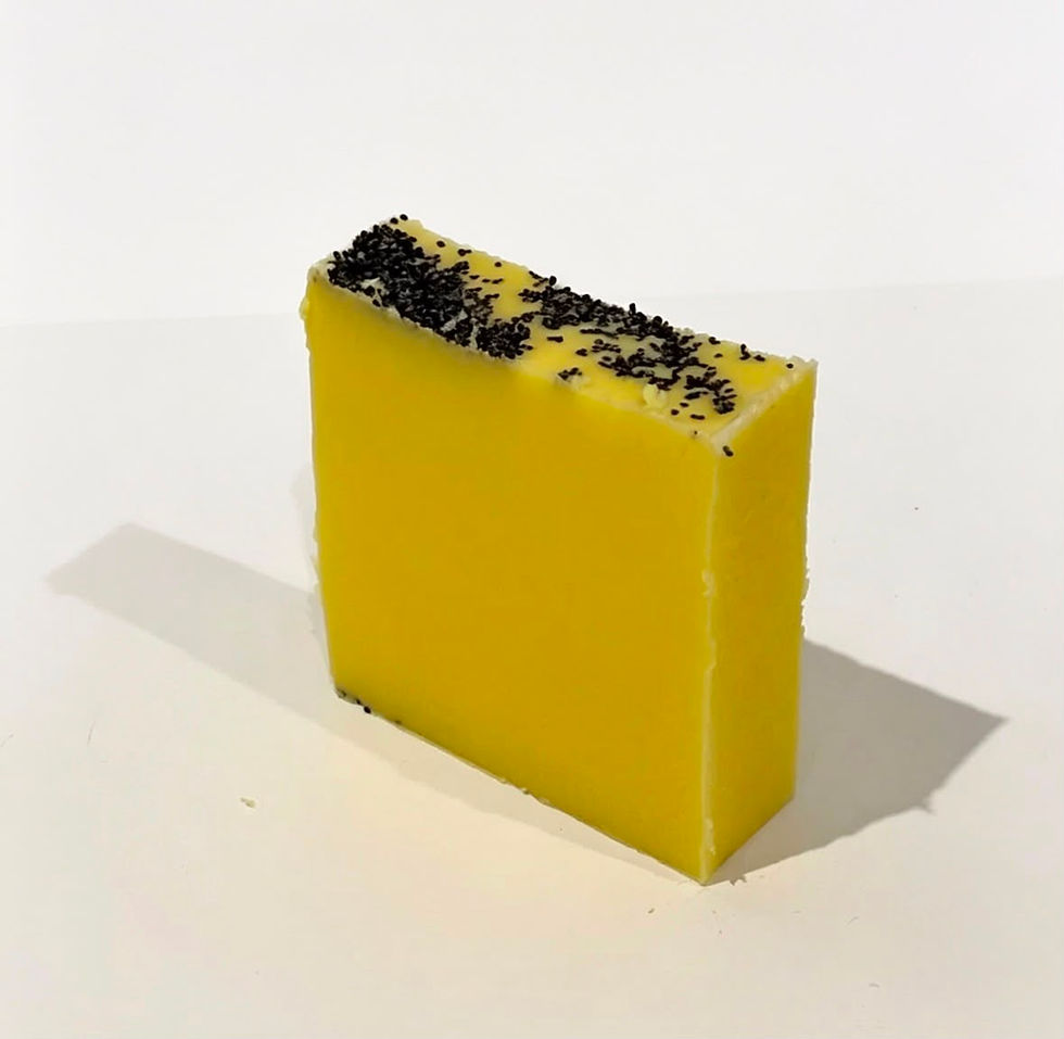 sherbet lemon scented soaps by crafted comforts