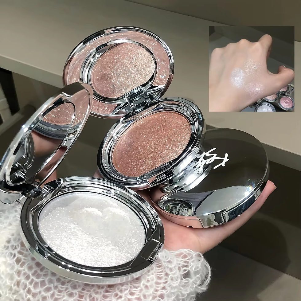 Thumbnail: Single Color Highlighter Cream Diamond Glitter Pearlescent Potato Mud Texture Lo