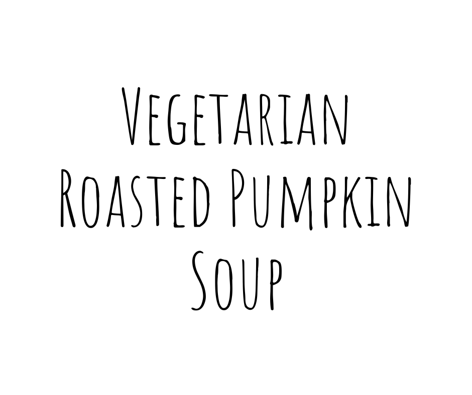 Vegetarian Roasted Pumpkin Soup