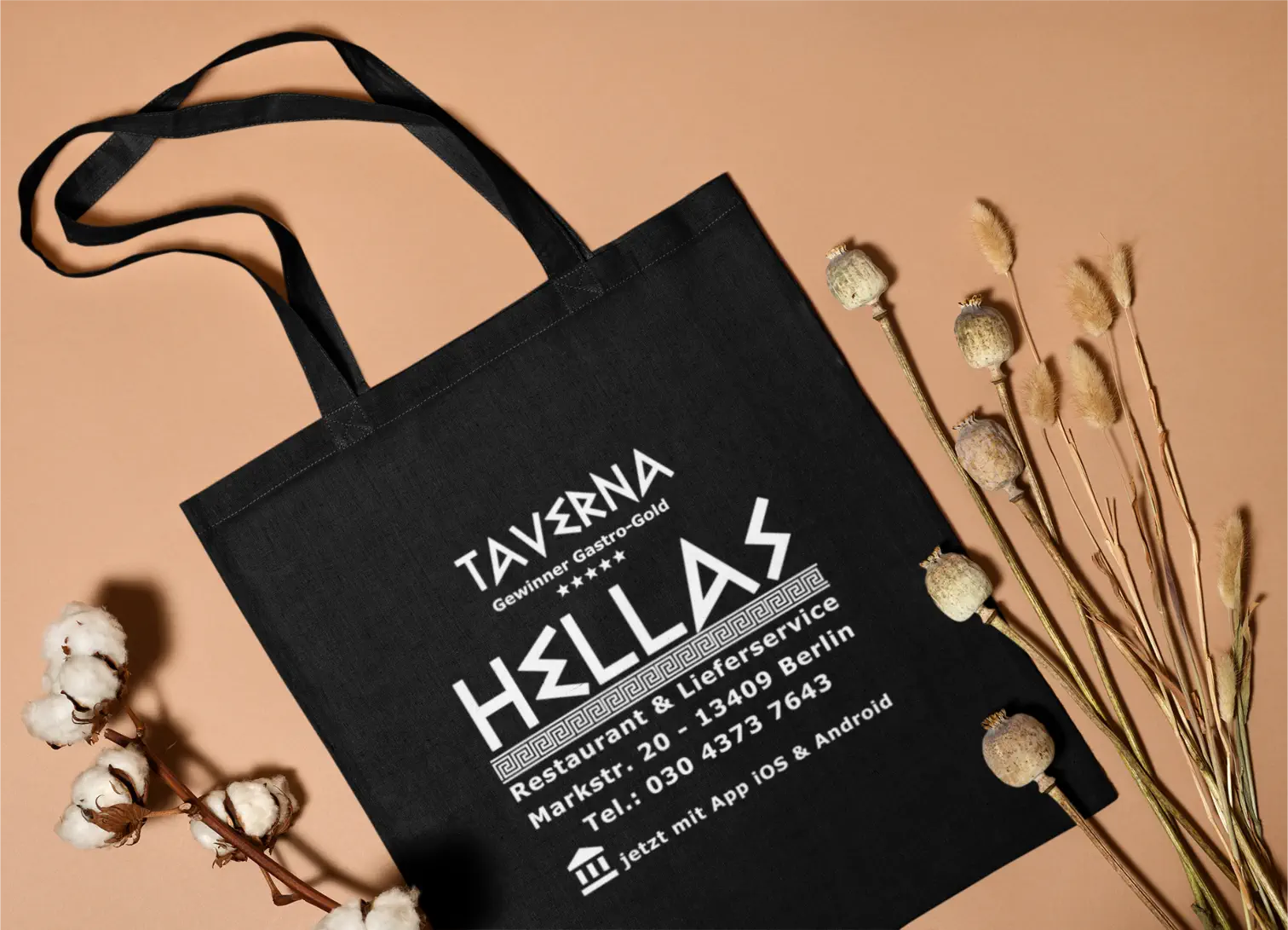 Baumwolltaschen individuell mit Logo bedrucken nach Ihrem Wunsch als Werbegeschenk
