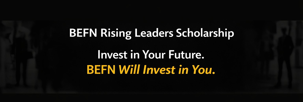BEFN Webpage Scholarship Black Banner.png