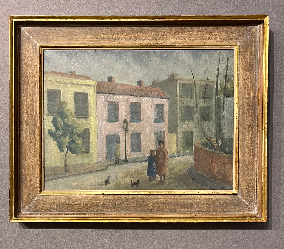 Thumbnail: Mid century, Vernacular cityscape by Anne Harris