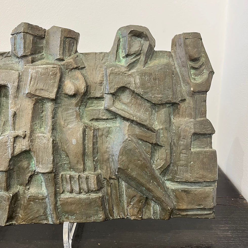 Thumbnail: Cubist relief, figure group.