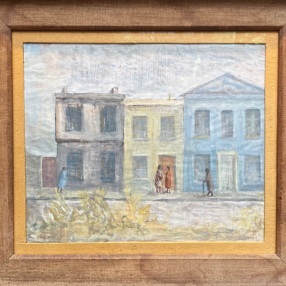 Thumbnail: Mid century, Vernacular cityscape by Anne Harris