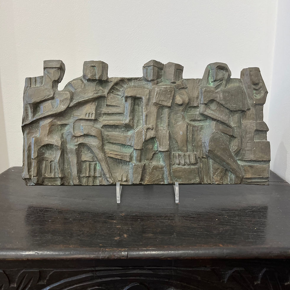 Thumbnail: Cubist relief, figure group.