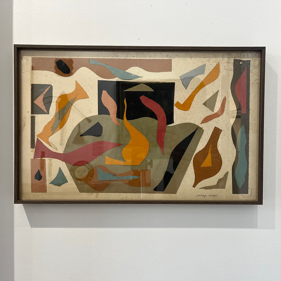 Thumbnail: 1960s abstract collage by Edward Rogers (1911-1994)