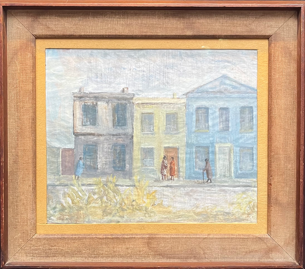 Thumbnail: Mid century, Vernacular cityscape by Anne Harris