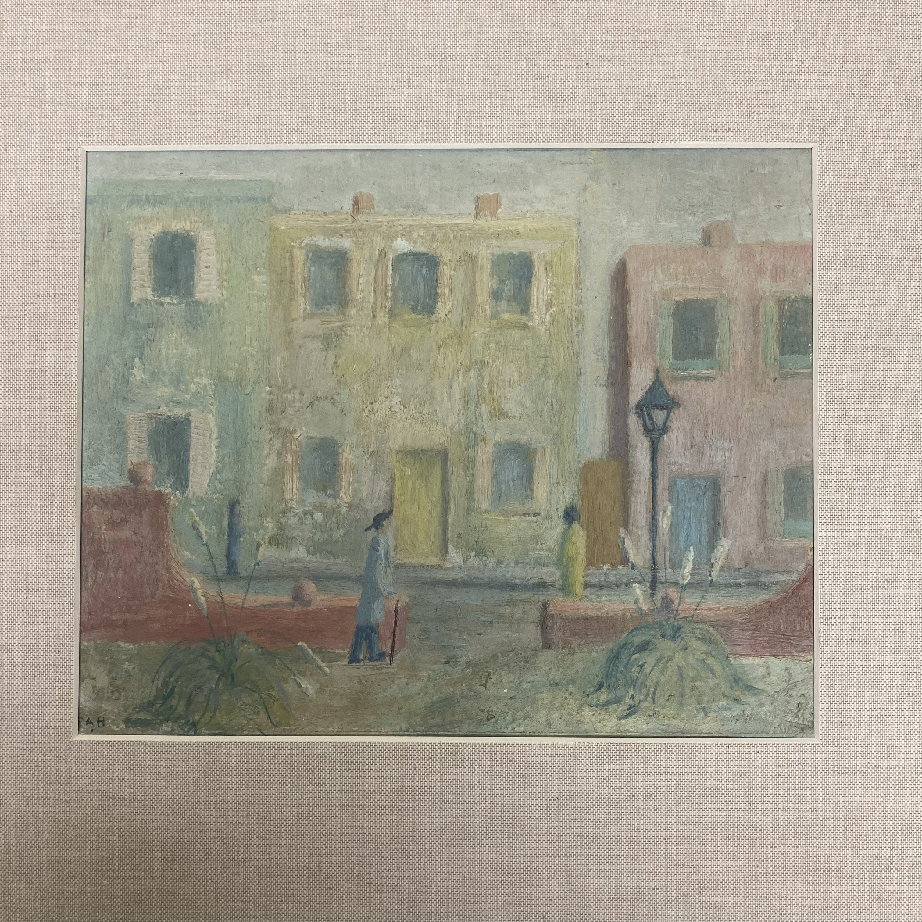 Vernacular cityscape by Anne Harris 1960