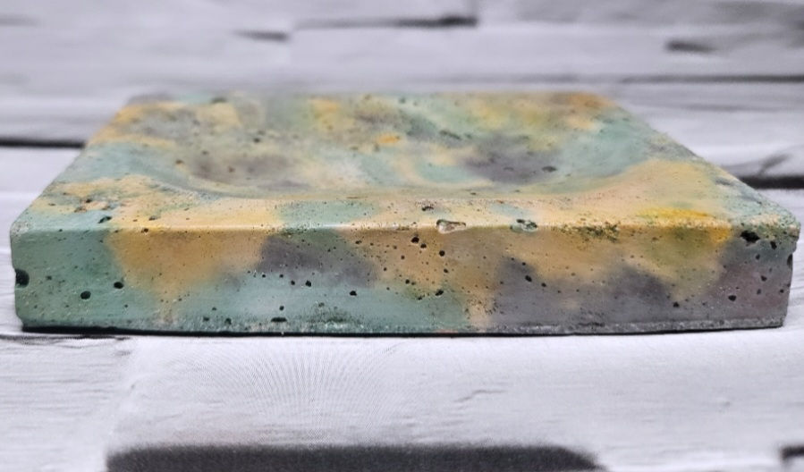Thumbnail: Forest Green, Burnt Orange & Charcoal Rectangular Soap Dish