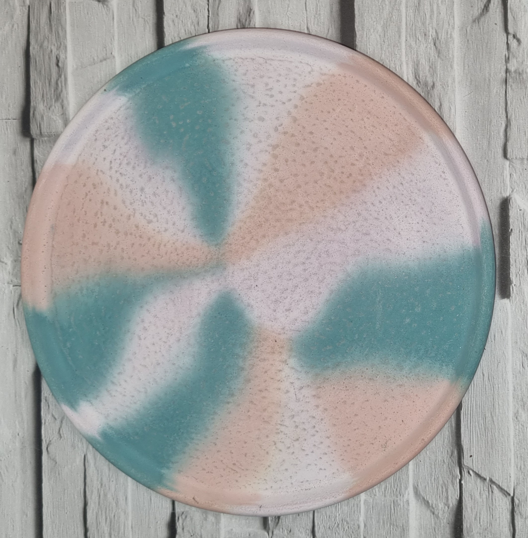 Forest Green, Lilac & Tangerine Serving Tray