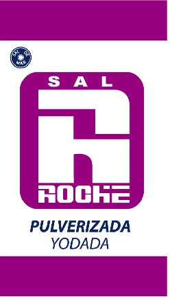 SAL ROCHE PULVERIZADA YODADA