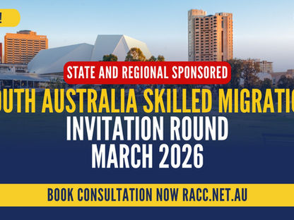 South Australia Invitation Round – March 2026 (190 & 491 Visa)