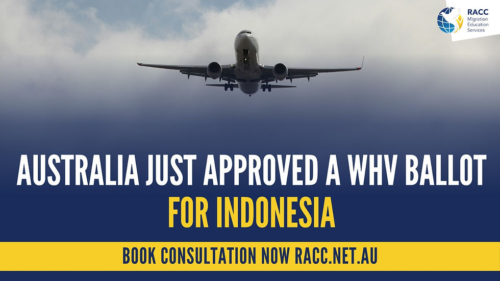 Australia Just Approved a WHV Ballot for Indonesia