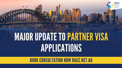 Major Partner Visa Update April 2026