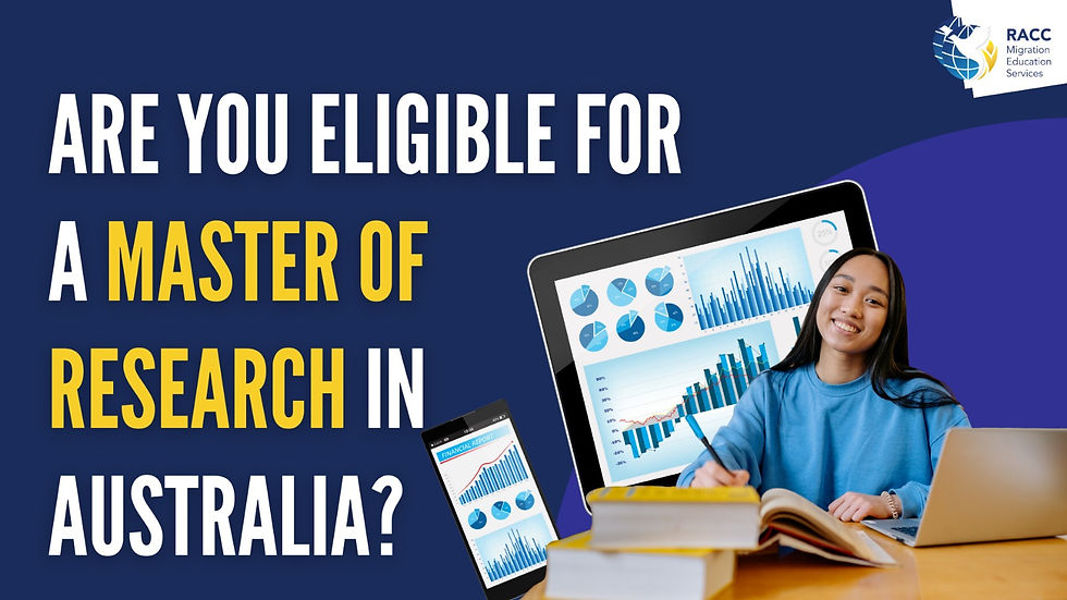 Are You Eligible for a Master of Research in Australia?