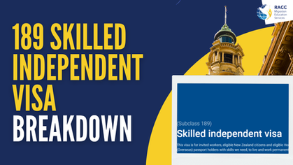  The Subclass 189 Skilled Independent Visa allows skilled workers to migrate to Australia. Learn eligibility, points system, and how to apply.