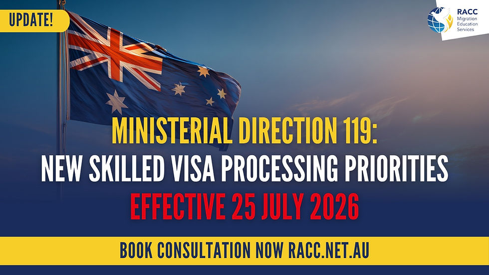 Ministerial Direction 119