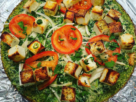 Methi Malai Paneer Pizza