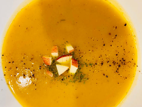Butternut Squash Apple soup