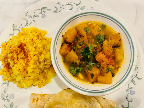 Butternut Squash Fenugreek Stew