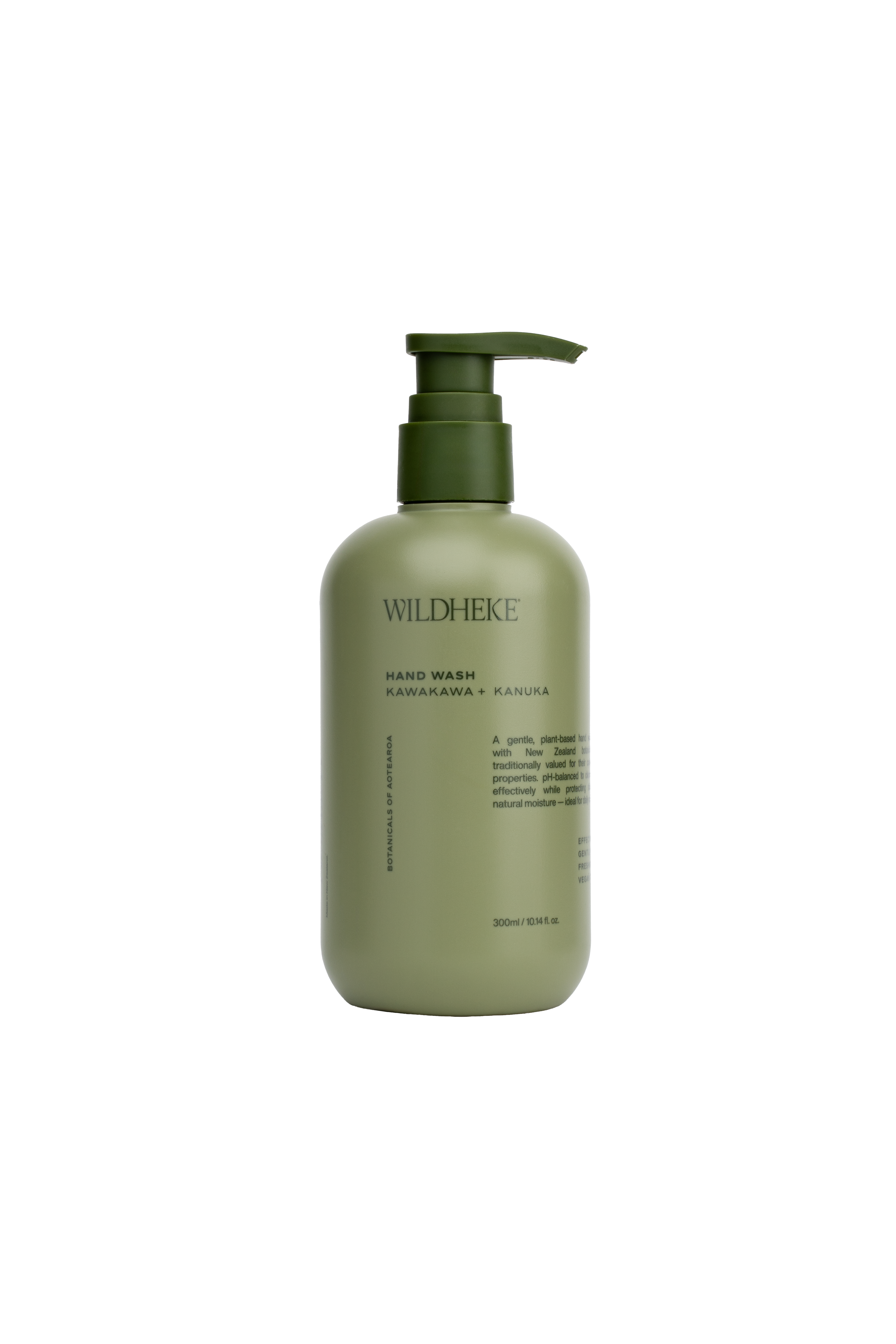 Wild Heke Kawakawa + Kanuka Hand Wash 300ml – plant-based hand wash made in New Zealand