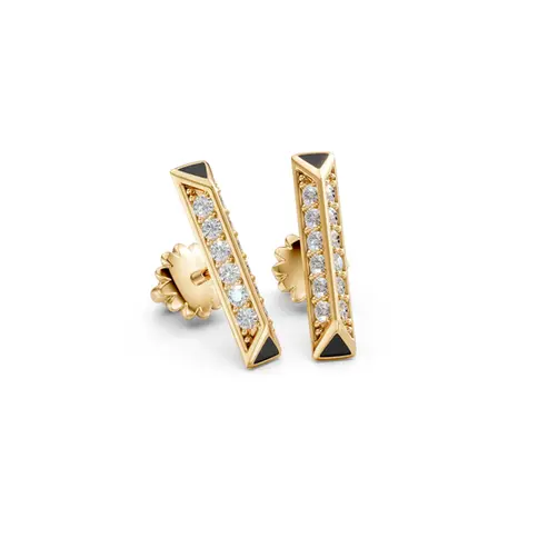 Yellow Gold Desire Diamonds Earrings