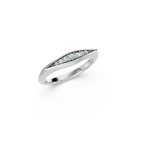White Gold Eye Diamonds Ring