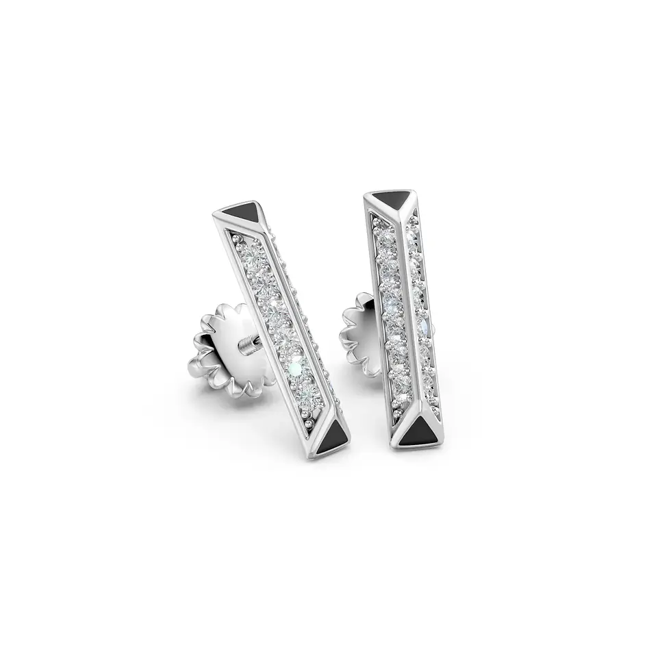 White Gold Desire Diamonds  Earrings