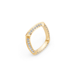 Yellow Gold Desire Diamonds Band